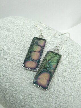 Pebeo Rectangle earrings
